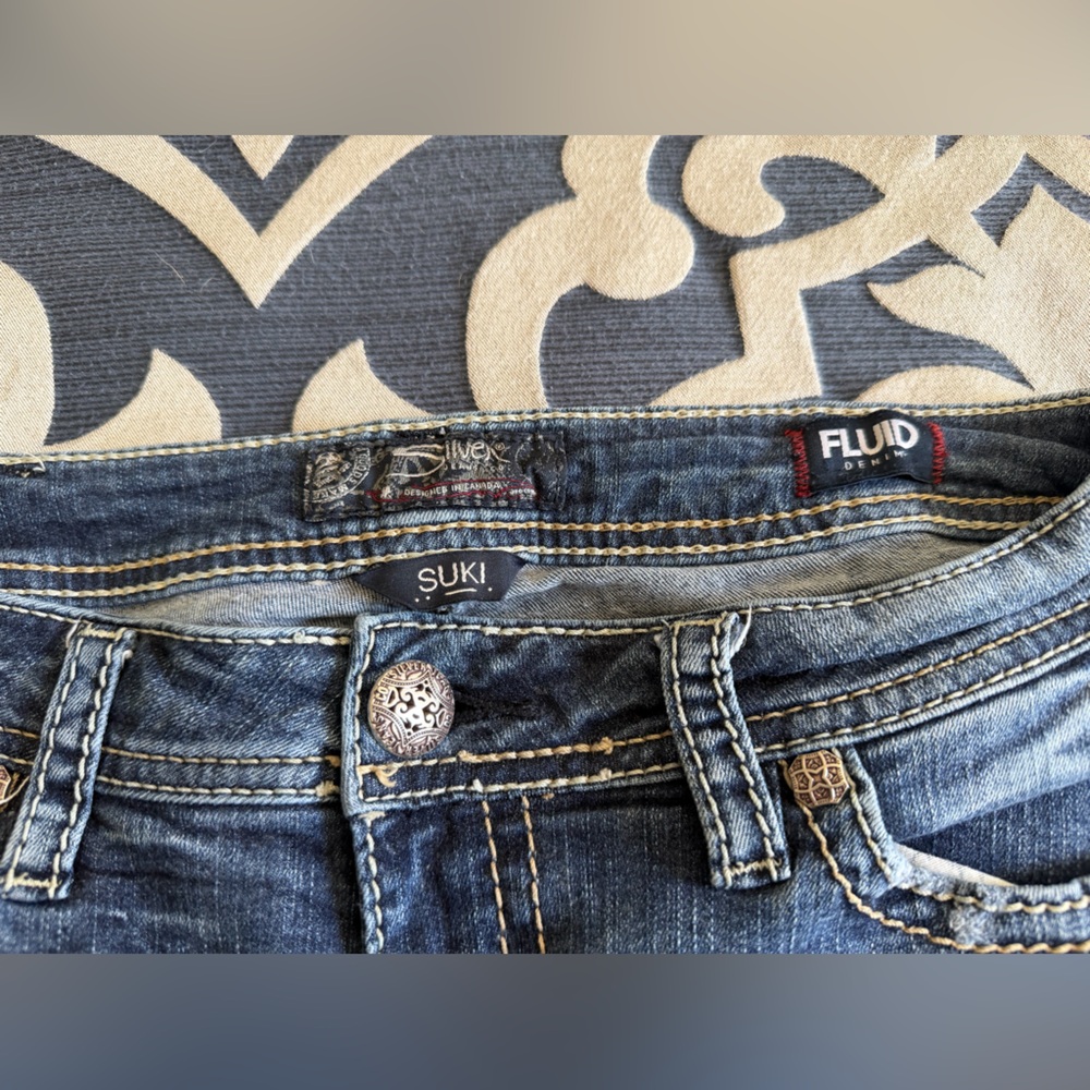 Silver Suki Fluid Capri Size 31 - Picture 3 of 5